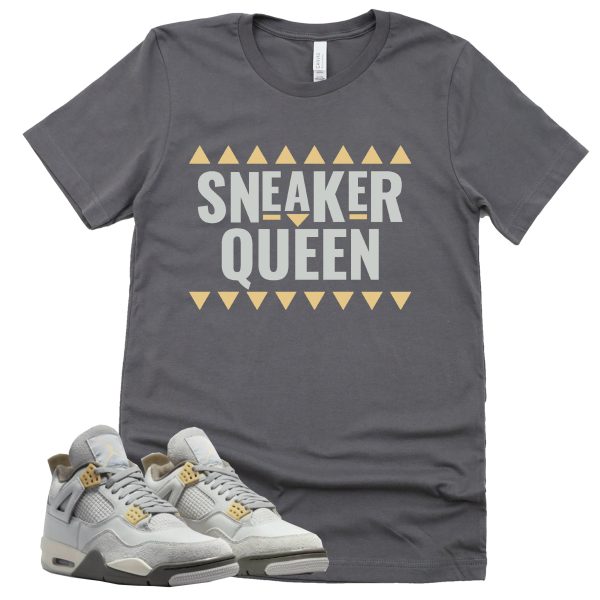 Sneaker Queen Shirt Retro Air Jordan 4 Craft Photon Dust Sneaker Match Tee Jezsport.com