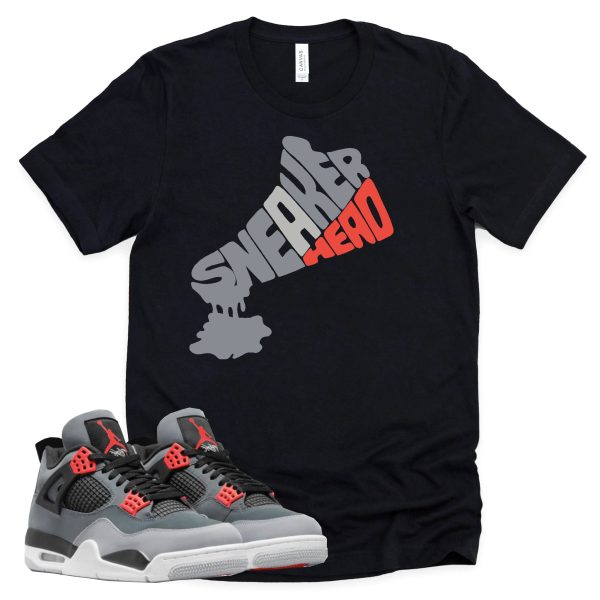 Dripping Sneakerhead Shirt Retro Air Jordan 4 Infrared Sneaker Match Tee Jezsport.com