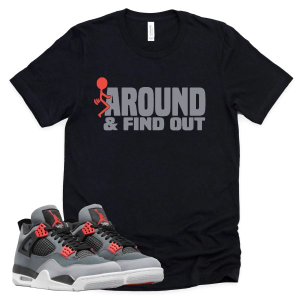 Find Out Shirt Retro Air Jordan 4 Infrared Sneaker Match Tee Jezsport.com