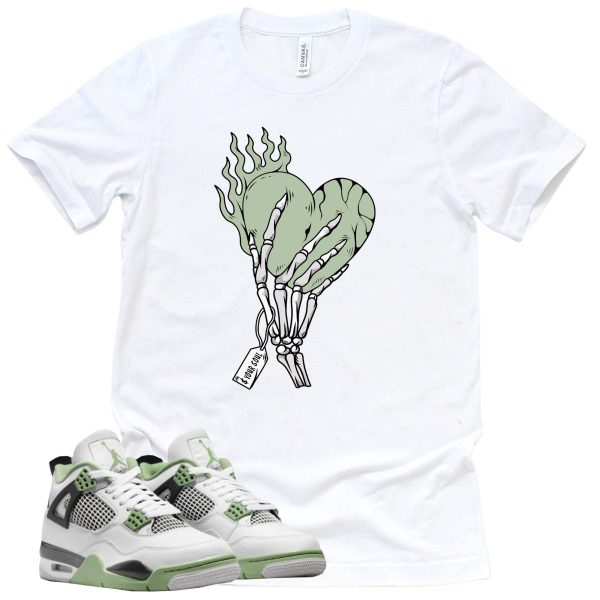 Cost Your Soul Shirt Retro Air Jordan 4 Oil Green Sneaker Match Tee Jezsport.com