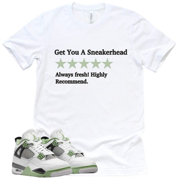 Get You A Sneakerhead Shirt Retro Air Jordan 4 Oil Green Sneaker Match Tee Jezsport.com