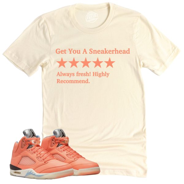 Get You A Sneakerhead Shirt Retro Air Jordan 5 Crimson Bliss Sneaker Match Tee Jezsport.com