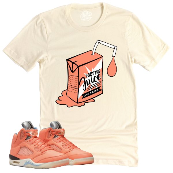 I Got The Juice Shirt Retro Air Jordan 5 Crimson Bliss Sneaker Match Tee Jezsport.com