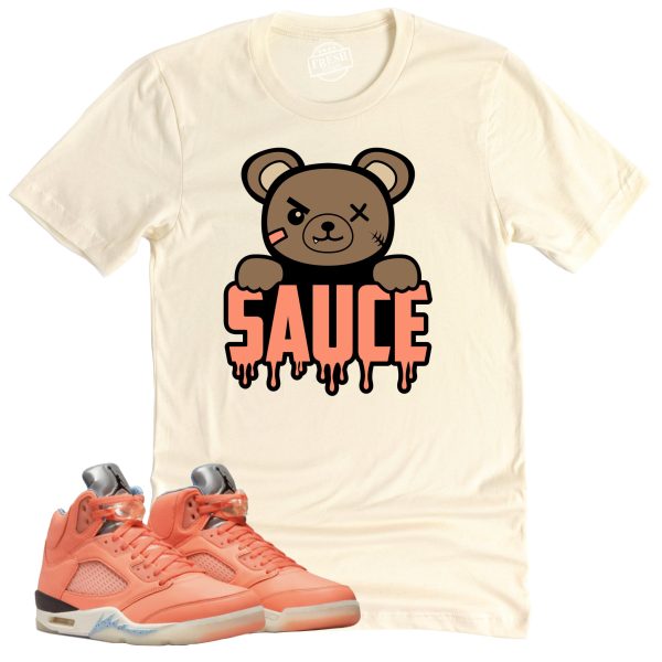 Sauce Shirt Retro Air Jordan 5 Crimson Bliss Sneaker Match Tee Jezsport.com