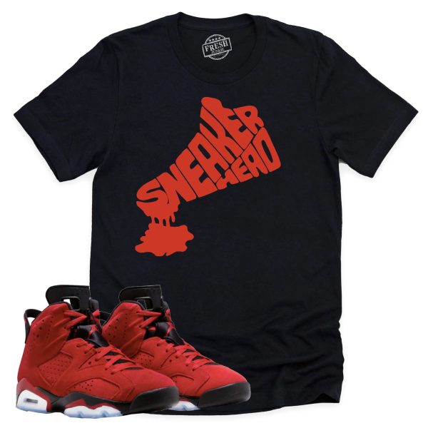 Dripping Sneakerhead Shirt Retro Air Jordan 6 Toro Bravo Sneaker Match Tee Jezsport.com