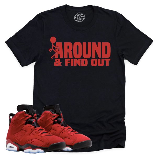 Find Out Shirt Retro Air Jordan 6 Toro Bravo Sneaker Match Tee Jezsport.com