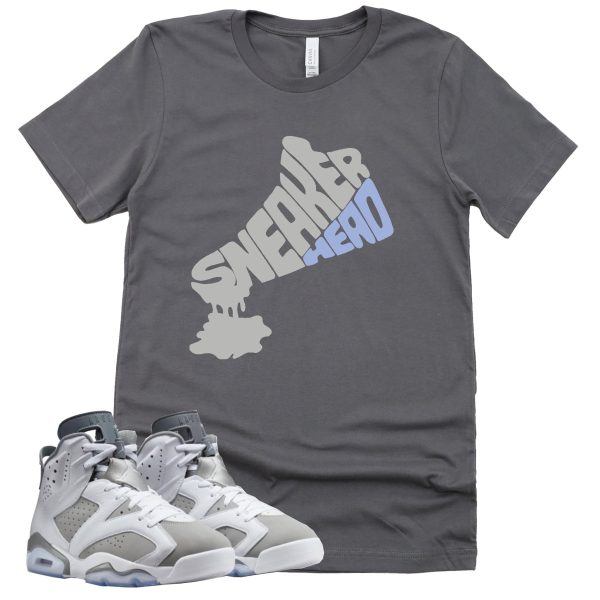 Dripping Sneakerhead Shirt Retro Air Jordan 6 Cool Grey Sneaker Match Tee Jezsport.com