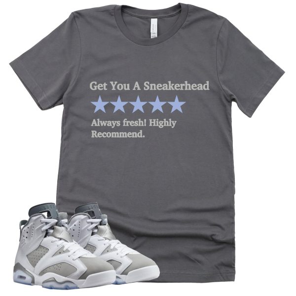 Get You A Sneakerhead Shirt Retro Air Jordan 6 Cool Grey Sneaker Match Tee Jezsport.com