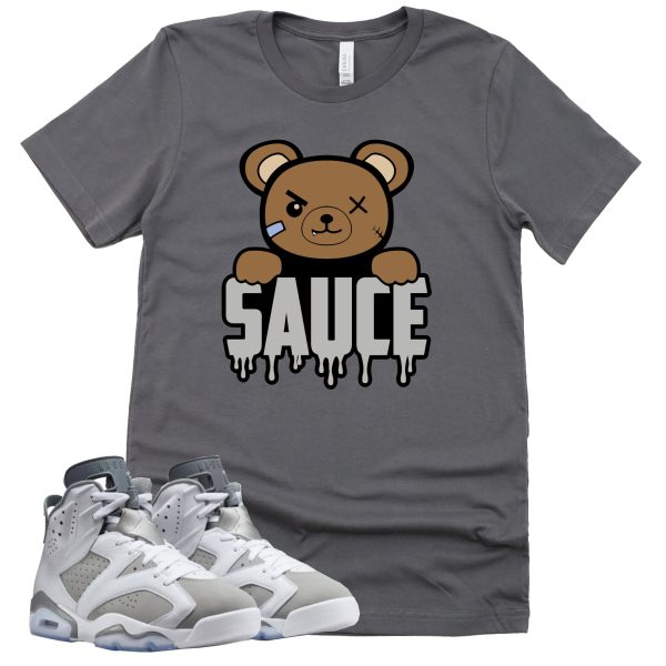 Sauce Shirt Retro Air Jordan 6 Cool Grey Sneaker Match Tee Jezsport.com