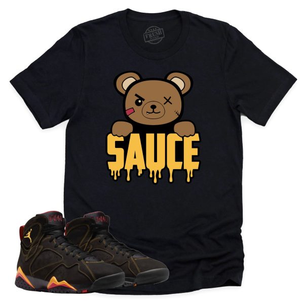 Sauce Shirt Retro Air Jordan 7 Citrus Sneaker Match Tee Jezsport.com