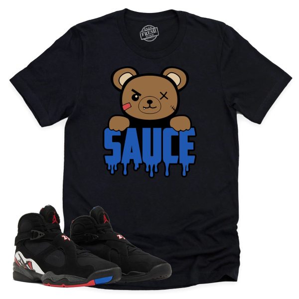 Sauce Shirt, Air Jordan 8 Playoffs Sneaker Match Tee Jezsport.com