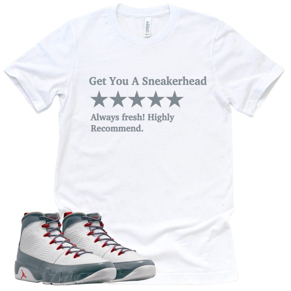 Get You A Sneakerhead Shirt Retro Air Jordan 9 Fire Red Sneaker Match Tee Jezsport.com