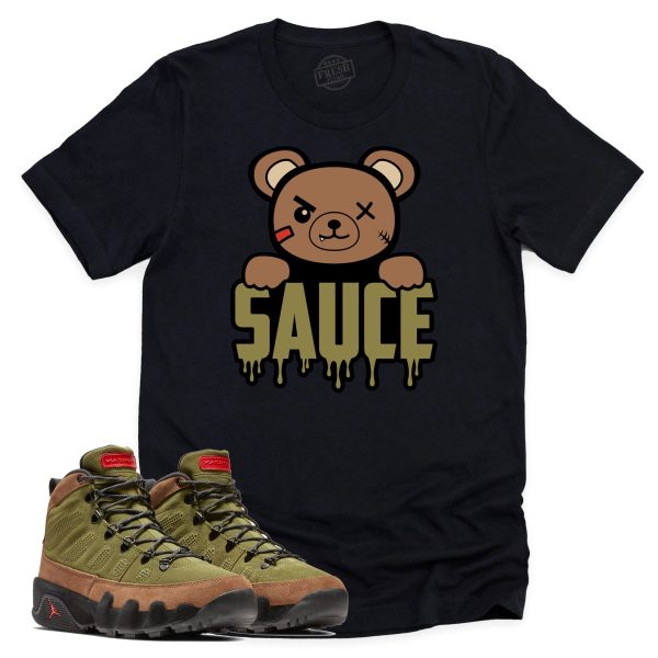 Sauce Shirt Retro Air Jordan 9 NRG Beef And Broccoli Sneaker Match Tee Jezsport.com