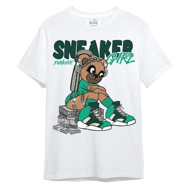 Oxidized Green 4s Shirt - Sneaker Girl Bear Unisex Shirt Matching Jordan Shirt Jezsport.com