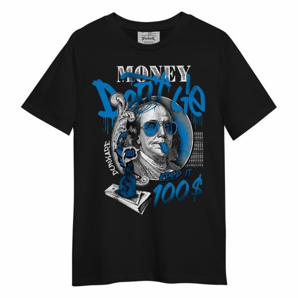 Industrial Blue 4s Shirt, Money Don't Lie Military Blue 4s Unisex Shirt Matching Jordan Shirt Jezsport.com