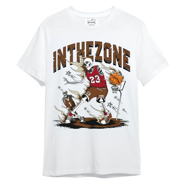 Archaeo Brown 5s Shirt, 23 G.O.A.T Skeleton Basketball Unisex Shirt Matching Jordan Shirt Jezsport.com