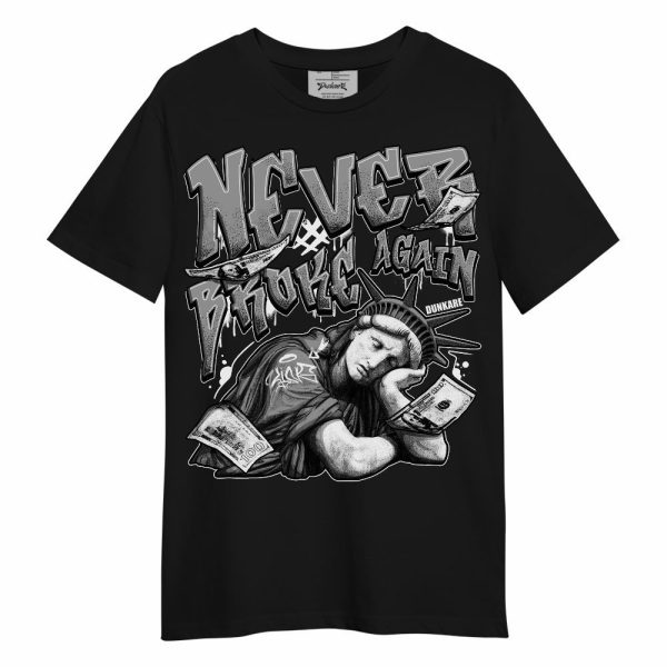 Black Wolf Grey 12s Shirt, Never Broke Again Graffiti Unisex Shirt Matching Jordan Shirt Jezsport.com