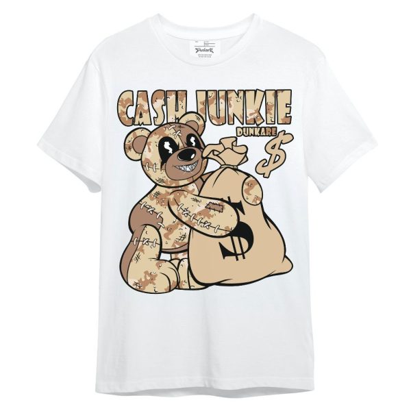 Desert Camo 3s Shirt - Cashs Junkie Bear Unisex Shirt Matching Jordan Shirt Jezsport.com