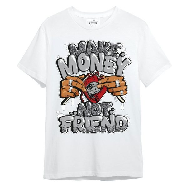 Cement Grey 3s Shirt - Make Money Not Friend Graphic Unisex Shirt Matching Jordan Shirt Jezsport.com