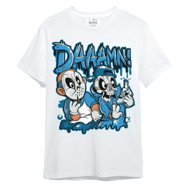 Powder Blue 9s Shirt - Damn Shoe Graphic Unisex Shirt Matching Jordan Shirt Jezsport.com