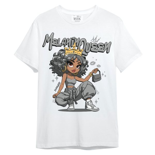 Black Wolf Grey 12s Shirt, Melanin Queen Pretty Unisex Shirt Matching Jordan Shirt Jezsport.com