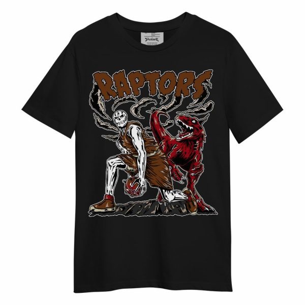 Archaeo Brown 5s Shirt - Raptors Skeleton Unisex Shirt Matching Jordan Shirt Jezsport.com