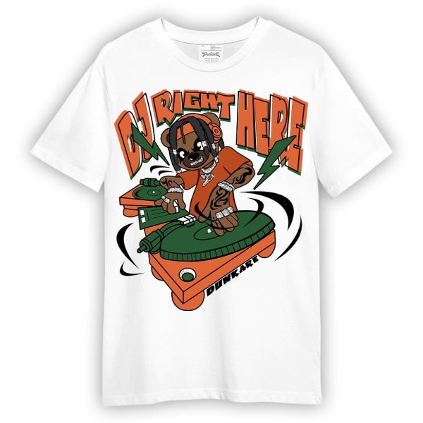 Low Miami 5s Shirt - DJ Right Here Bear Shirt Unisex Matching Jordan Shirt Jezsport.com