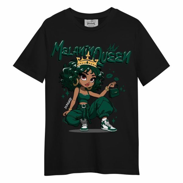 Oxidized Green 4s Shirt, Melanin Queen Pretty Unisex Shirt Matching Jordan Shirt Jezsport.com