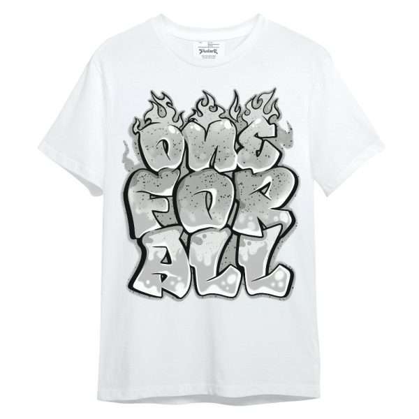 Retro White Oreo 4s Shirt - Ones For All Graphic Unisex Shirt Matching Jordan Shirt Jezsport.com