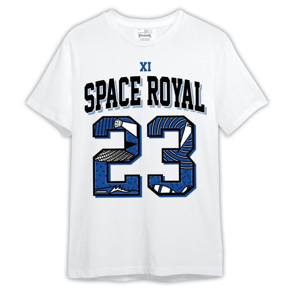 Low Space Royal 11s Shirt, 90s Retro Number 23 Shirt Outfit Matching Jordan Shirt Jezsport.com