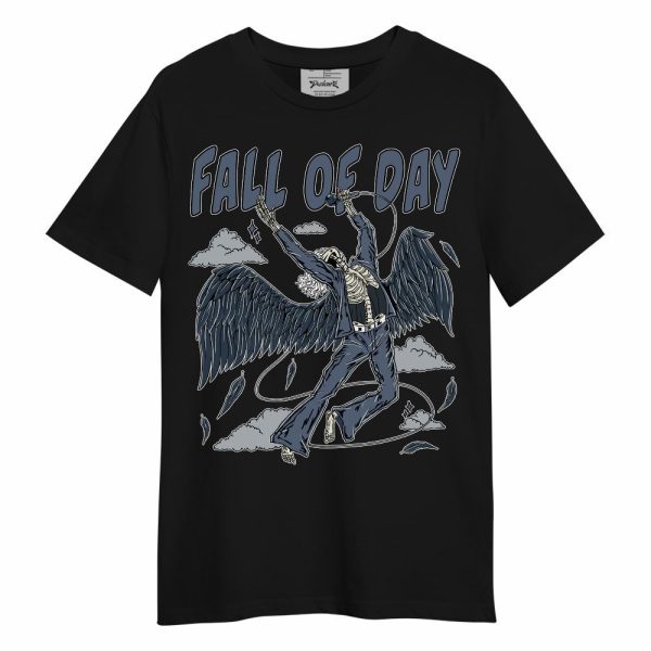 Low Diffused Blue 11s Shirt - Fall Of Days Skeleton Unisex Shirt Matching Jordan Shirt Jezsport.com