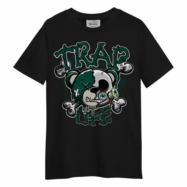 Oxidized Green 4s Shirt, Trap Bear Skull Unisex Shirt Matching Jordan Shirt Jezsport.com