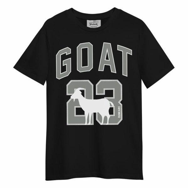 Paris Cement Grey 4s Shirt, 90s Basketball G.O.AT Number 23 Unisex Shirt Matching Jordan Shirt Jezsport.com