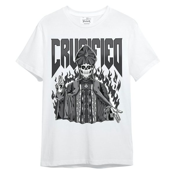 White Thunder 4s Shirt - Crucified Skeleton Unisex Shirt Jezsport.com