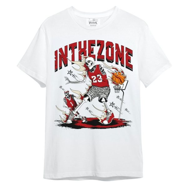 Cement Grey 3s Shirt, 23 G.O.A.T Skeleton Basketball Unisex Shirt Matching Jordan Shirt Jezsport.com