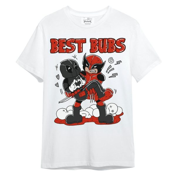 Red Cement 4s Shirt - Bubs Cartoon Unisex Shirt Matching Jordan Shirt Jezsport.com