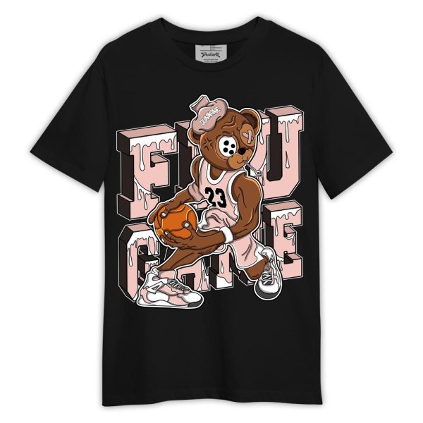 Low Legend Pink 11s Shirt, Graphic Flu Game Bear Shirt Outfit Matching Jordan Shirt Jezsport.com