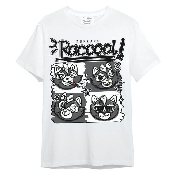 White Thunder 4s Shirt - Raccool Raccoon Shirt Unisex Outfit Unisex Shirt Matching Jordan Shirt Jezsport.com