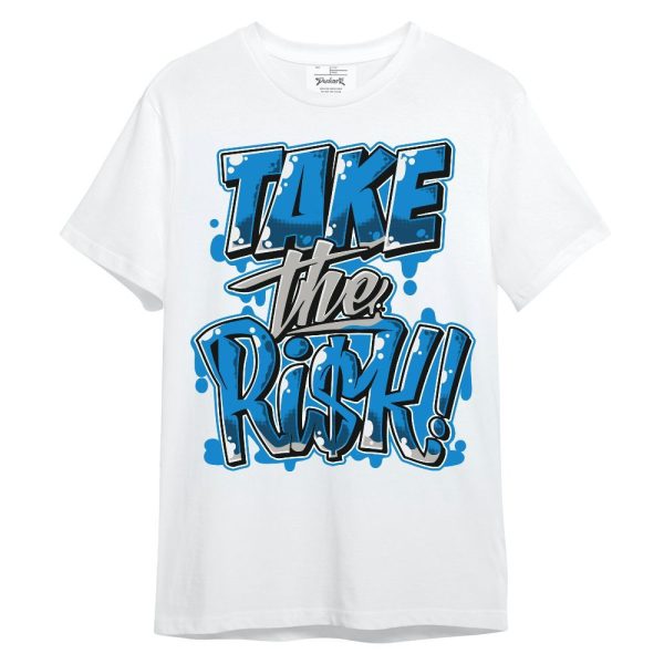 Industrial Blue 4s Shirt - Take Risks Unisex Shirt Matching Jordan Shirt Jezsport.com