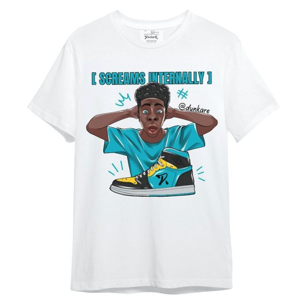 Retro Aqua 5s Shirt - Scream Internally Unisex Shirt Jezsport.com