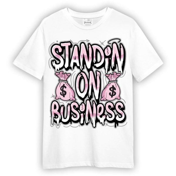 Orchid 4s Shirt - Standin' Business Graphic Shirt Unisex Matching Jordan Shirt Jezsport.com