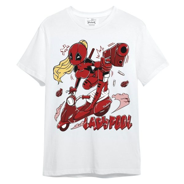 Red Taxi 12s Shirt Lady Pool Cartoon Unisex Shirt Matching Jordan Shirt Jezsport.com