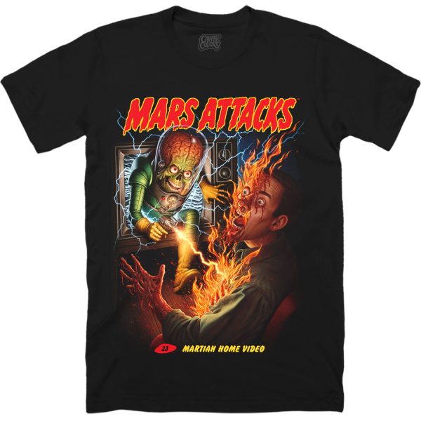 Mars Attacks: Martian Home Video - T-shirt Funny Halloween Shirt For Halloween Jezsport.com