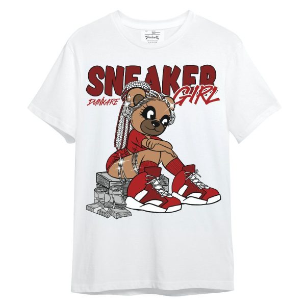 Red Taxi 12s Shirt - Sneaker Girl Bear Unisex Shirt Matching Jordan Shirt Jezsport.com