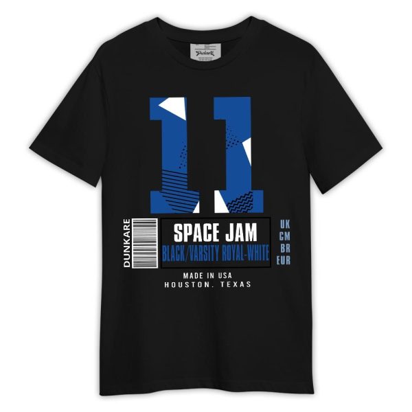 Low Space Royal 11s Shirt, Global Label Sneakers Shirt Outfit Matching Jordan Shirt Jezsport.com