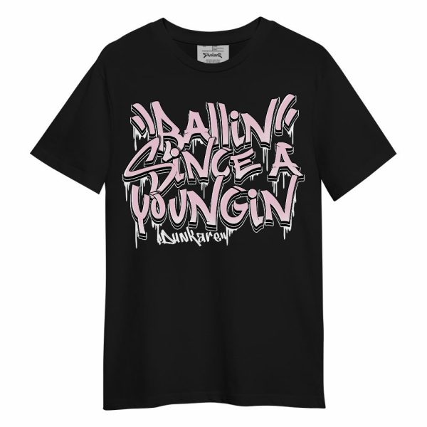 Orchid 4s Shirt, Ballin Since A Youngin Typo Unisex Shirt Jezsport.com