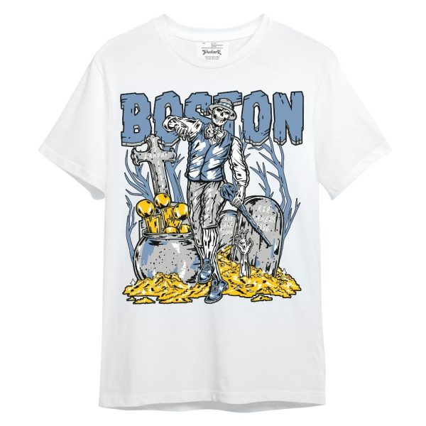 University Blue 4s Shirt - Goldrush Skeleton Unisex Shirt Matching Jordan Shirt Jezsport.com