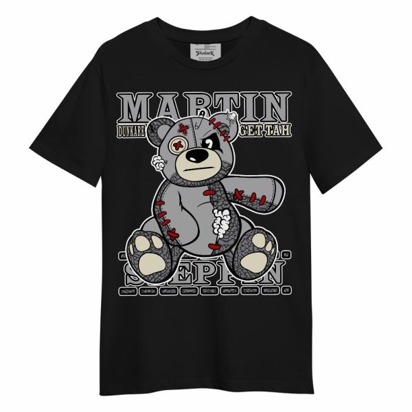 Cement Grey 3s Shirt - Tah Steppin Bear Unisex Shirt Matching Jordan Shirt Jezsport.com