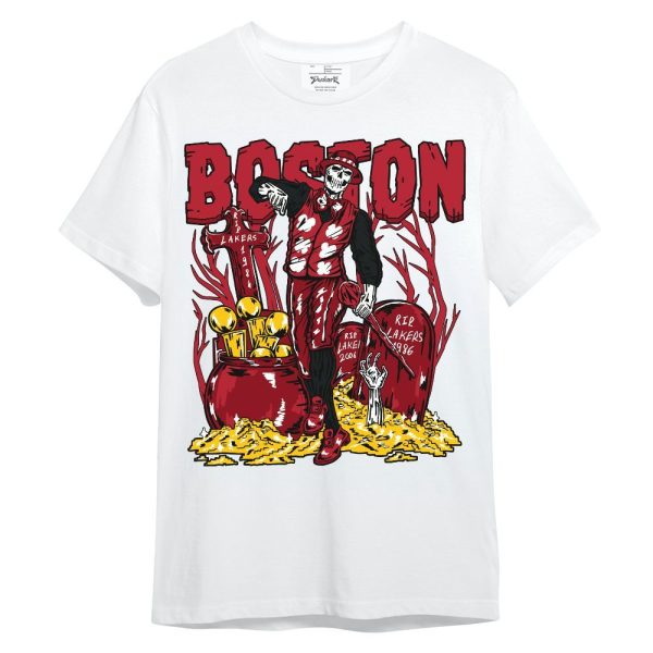 Retro Raging Bull 5s Shirt - Goldrush Skeleton Unisex Shirt Jezsport.com