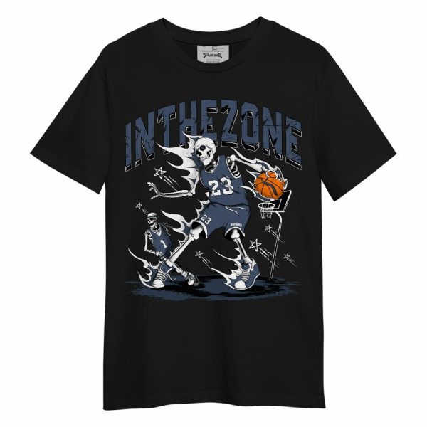 Low Diffused Blue 11s Shirt, 23 G.O.A.T Skeleton Basketball Unisex Shirt Matching Jordan Shirt Jezsport.com